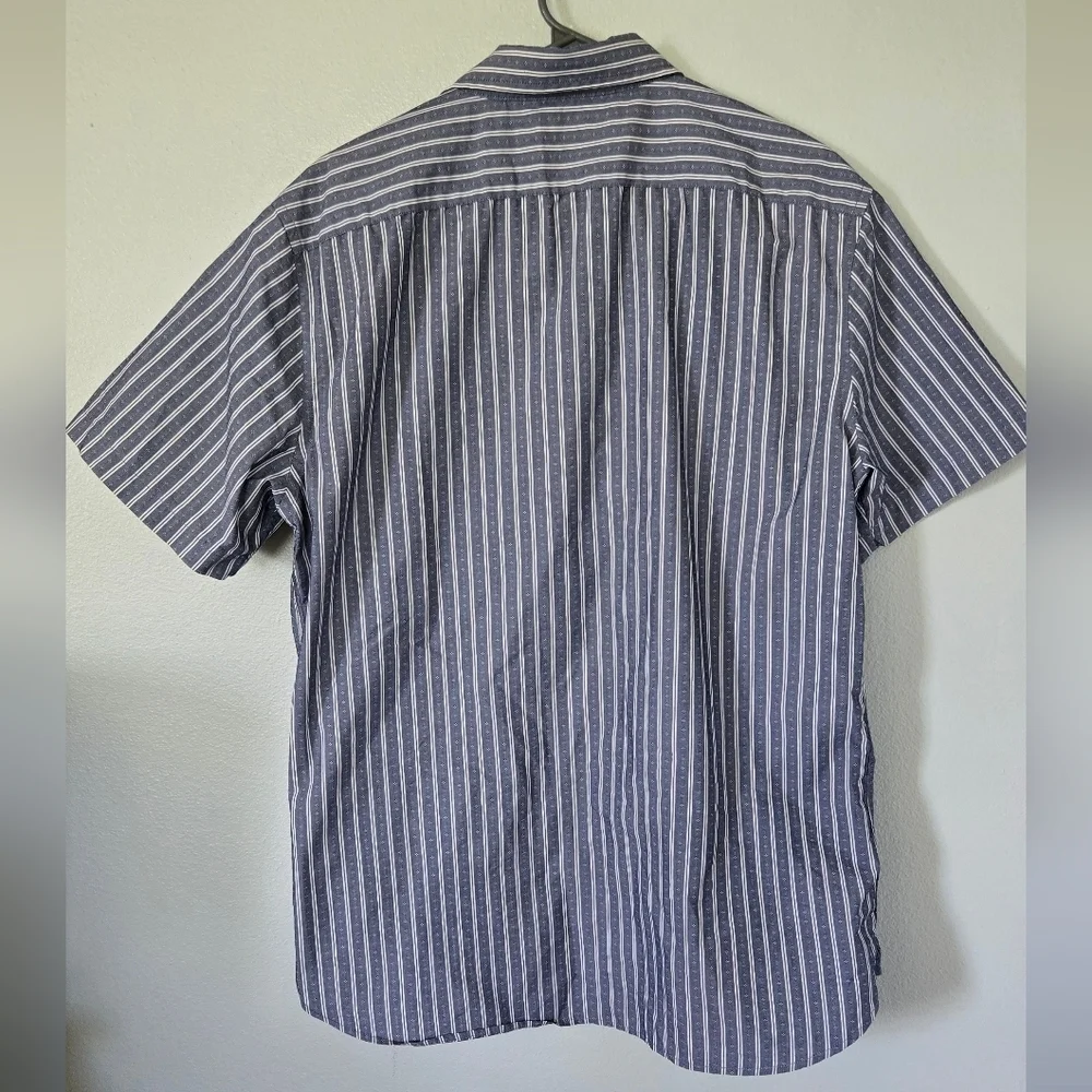 Banana Republic Chambray Short Sleeve Shirt Size Large